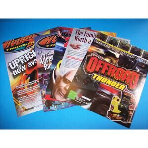 Arcade FLYERS Addams Family Daytona Off Road Thunders Hydro Thunder Lot Of 5 NOS